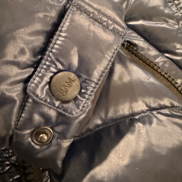 SAM. Glossy Navy Puffer Jacket - Picture 4 of 6